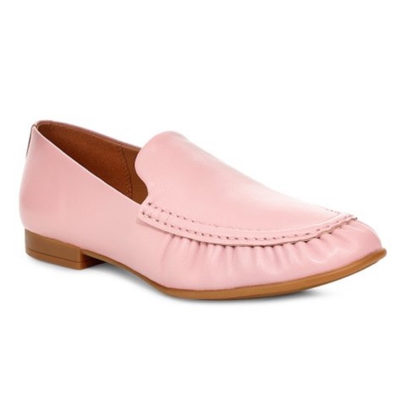 UGG Shoes - UGG Women Pink Crystal Vivian Suede Loafer Soft Leather Size US 8.5 EU 39.5